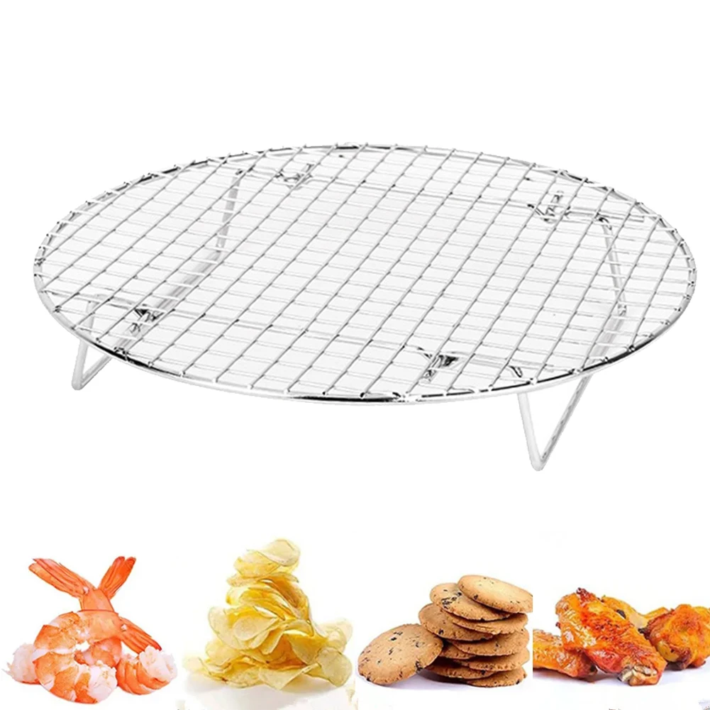 Stainless Steel Round Cooking Rack 10 63in Diameter Sturdy Legs Ideal for Air Fryers POTS Ovens and Pressure Cookers
Stainless Steel Round Cooking Rack 10 63in Diameter Sturdy Legs Ideal for Air Fryers POTS Ovens and Pressure Cookers