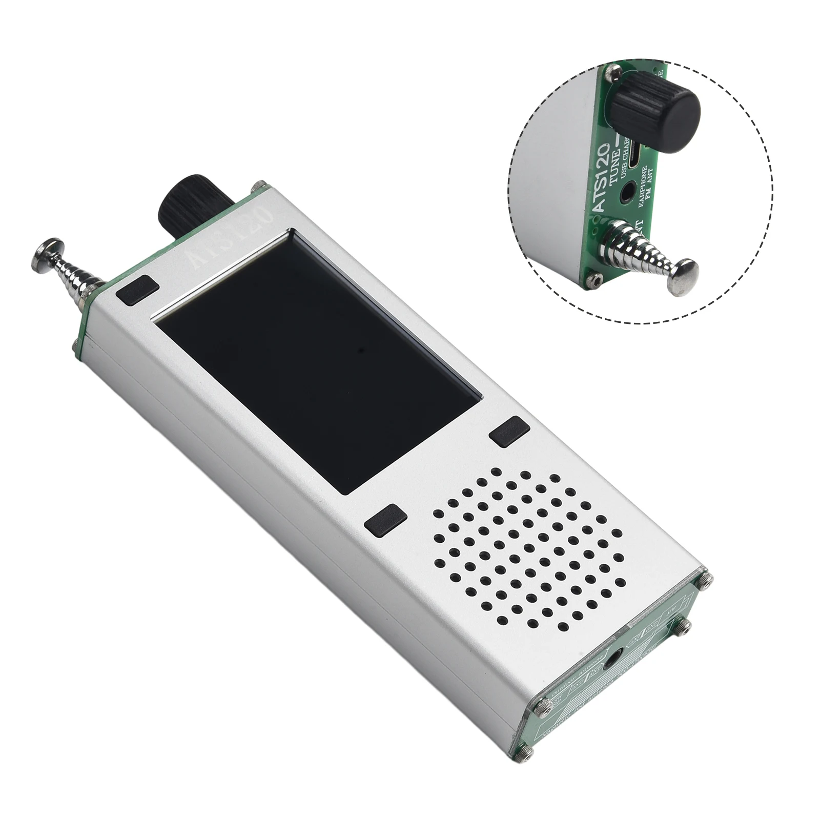 Full Band Hi-Fi Radio 820MM Long ATS120 Built-in Speaker Color Touch Screen FM/AM Radio For Travel High Fidelity
Full Band Hi-Fi Radio 820MM Long ATS120 Built-in Speaker Color Touch Screen FM/AM Radio For Travel High Fidelity