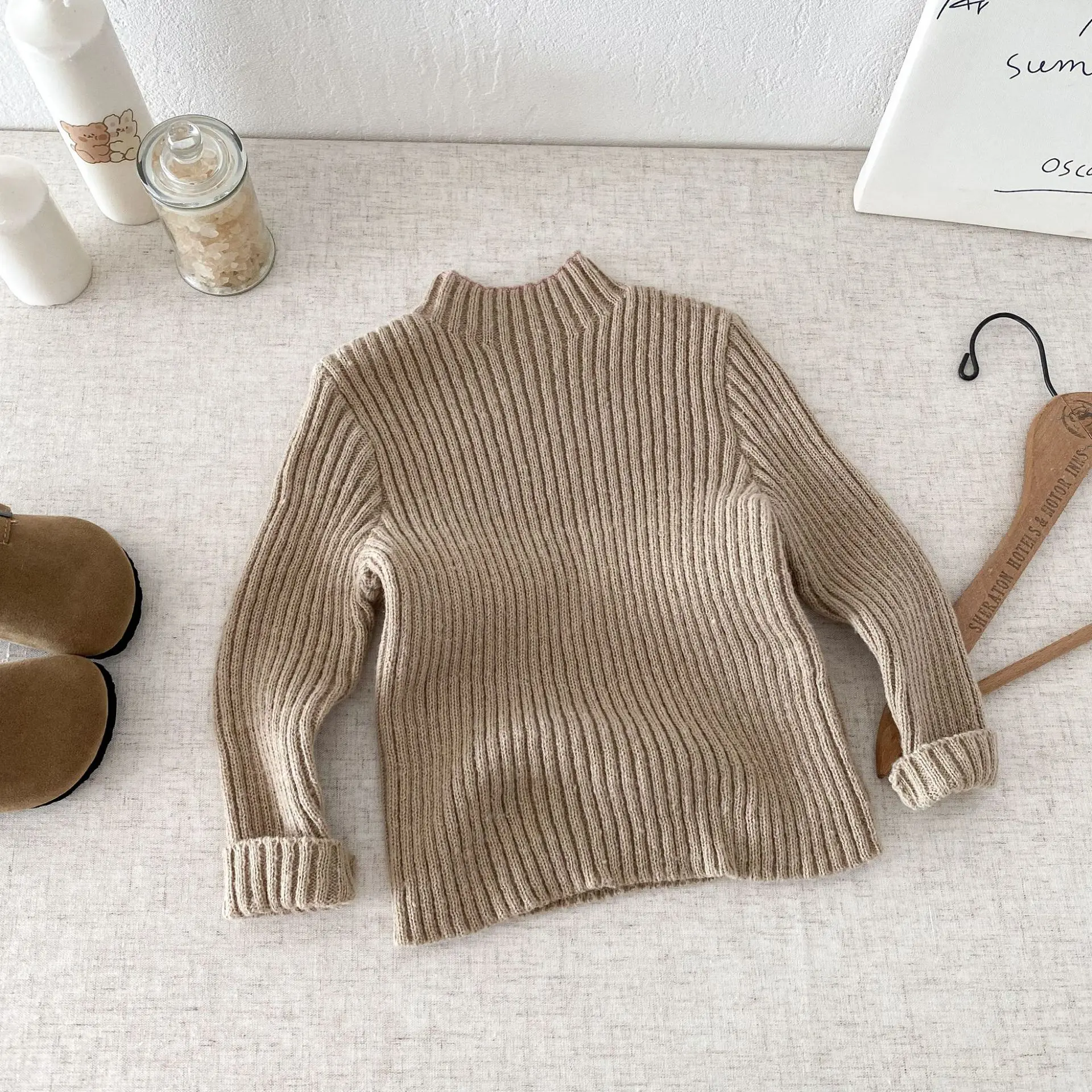 2025 Autumn New Children Long Sleeve Sweater Girls Knit Shirts Cotton Baby Knitted Pullover Kids Casual Sweater Infant Clothes 33 S67cebc2a1cd24906aed380ddae640868Y