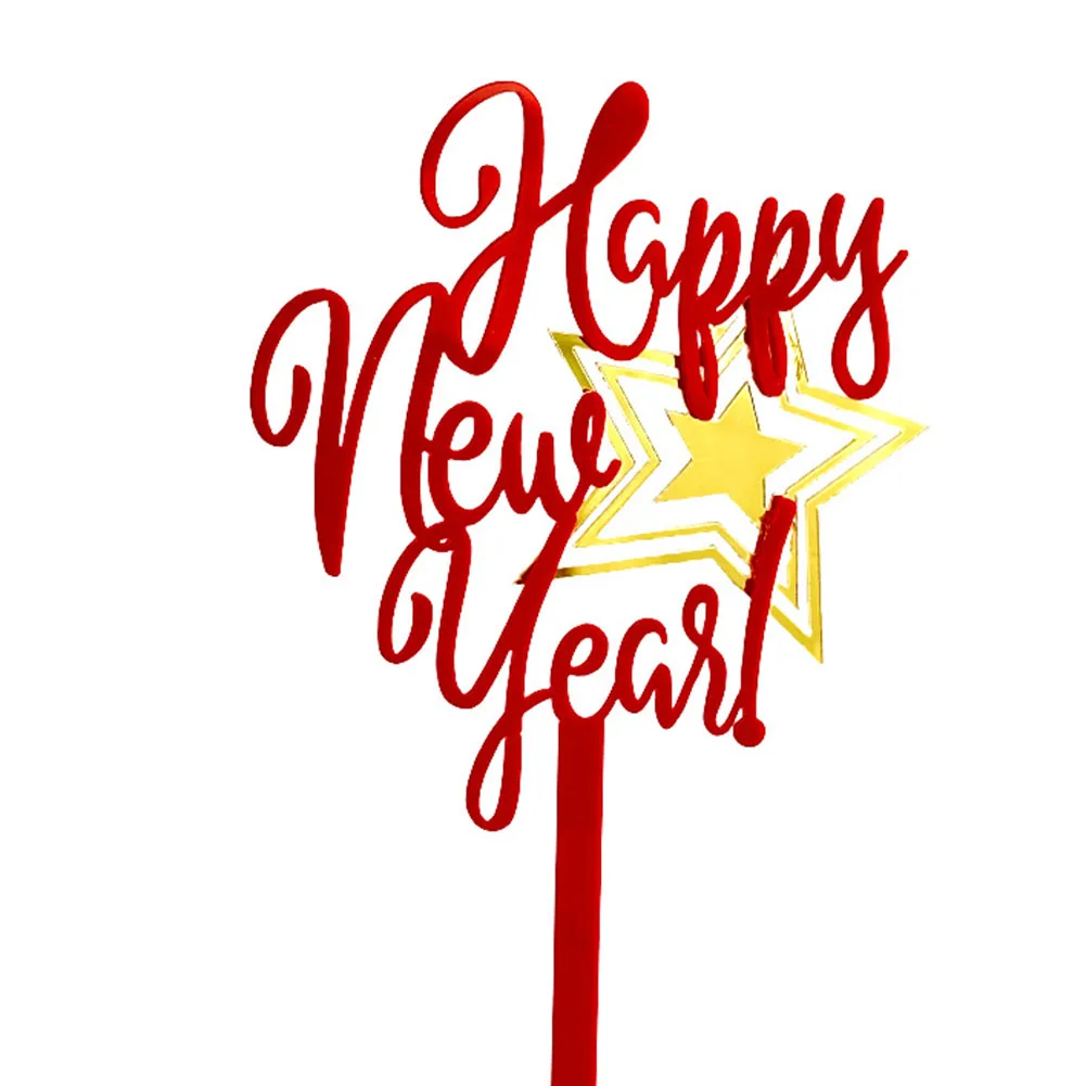Decoration Cake Insert Ornaments Seasonal Décor About 12*13cm Acrylic Birthdays Different Styles Happy New Year
Decoration Cake Insert Ornaments Seasonal Décor About 12*13cm Acrylic Birthdays Different Styles Happy New Year