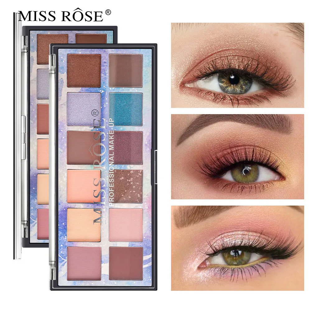 

12 Color Nude Matte Eye Shadow Pallete Pigment Professional Eye Makeup Palette Long-lasting Make Up Eyeshadow Palette Maquillage