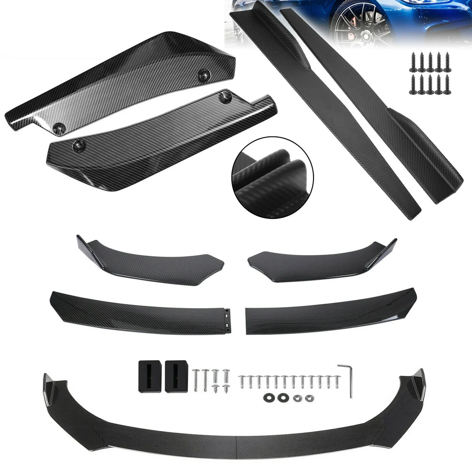 Универсальный Рассеиватель спойлера 4 шт. + удлинитель боковой юбки 2 шт. + полоса для заднего бампера 2 шт. комплект губ для переднего бампера автомобиля
Универсальный Рассеиватель спойлера 4 шт. + удлинитель боковой юбки 2 шт. + полоса для заднего бампера 2 шт. комплект губ для переднего бампера автомобиля