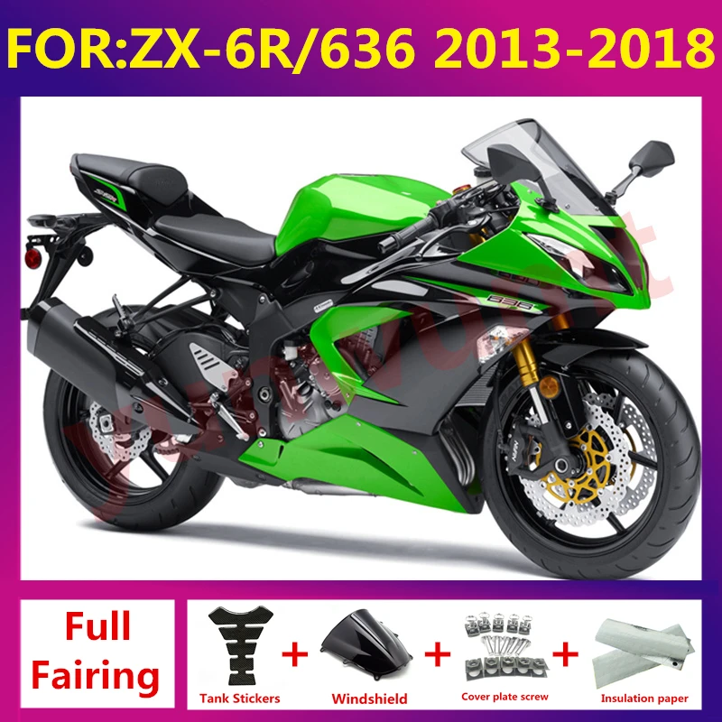 New ABS Motorcycle Fairing kit Fit For kawasaki ZX6R 636 ZX-6R 2013 2014 2015 2016 2017 2018 fairings bodywork set green black
New ABS Motorcycle Fairing kit Fit For kawasaki ZX6R 636 ZX-6R 2013 2014 2015 2016 2017 2018 fairings bodywork set green black