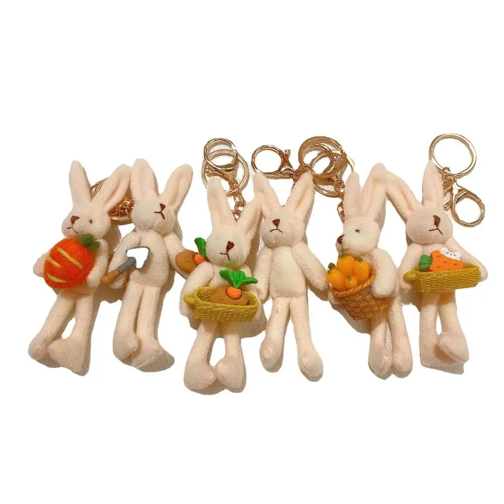 Cartoon Design Stuffed Toy Pendant Doll Plush Key Buckle Korean Style Key Holder Labor Rabbit Keychain Women Key Chain 
Cartoon Design Stuffed Toy Pendant Doll Plush Key Buckle Korean Style Key Holder Labor Rabbit Keychain Women Key Chain