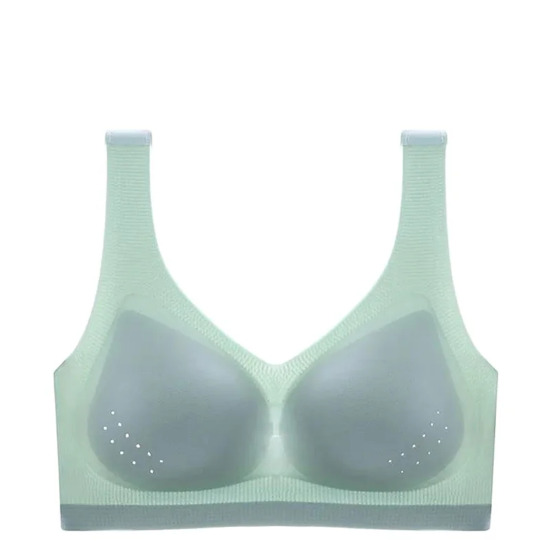 No Steel Ring Women Bras Ultra-thin Ice Silk Tank Tops Soft Breathable Bra Seamless Push Up Lingerie Solid Color Underwear
No Steel Ring Women Bras Ultra-thin Ice Silk Tank Tops Soft Breathable Bra Seamless Push Up Lingerie Solid Color Underwear