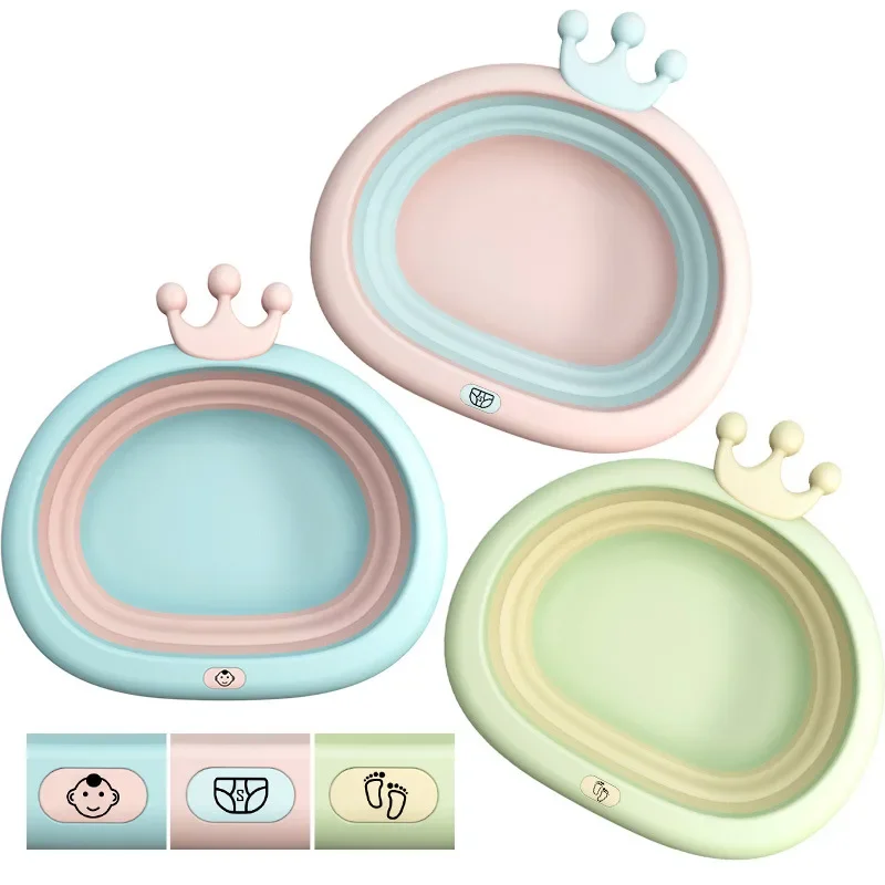 Children's Ultra-thin Portable Baby Silicone Folding Washbasin Outdoor Cartoon Butt Washing&Foot Washing Basin Bañera Para Bebe
Children's Ultra-thin Portable Baby Silicone Folding Washbasin Outdoor Cartoon Butt Washing&Foot Washing Basin Bañera Para Bebe