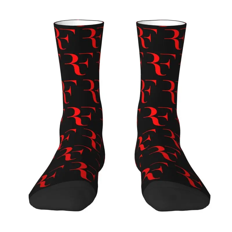 

Cute Printing Red Federer Tennis Stars Socks for Women Men Stretchy Summer Autumn Winter Crew Socks