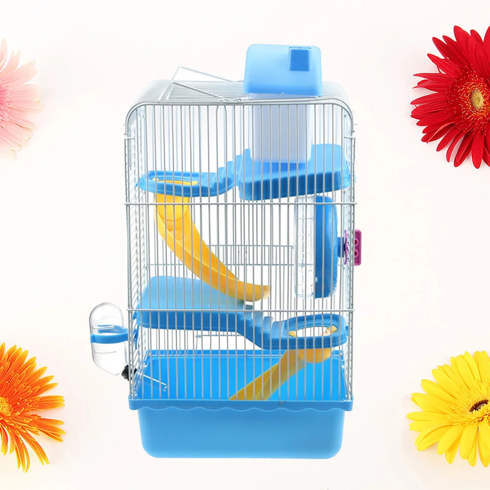 Three Layers Hamster Cage Includes Water Bottle Exercise Wheel Dish Hamster Hide- Out Small House for Pets Chinchilla Hamster
Three Layers Hamster Cage Includes Water Bottle Exercise Wheel Dish Hamster Hide- Out Small House for Pets Chinchilla Hamster
