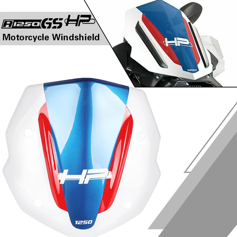 

Motorcycle Front Windshield FOR BMW R1250GS HP R 1250 GS Adventure R 1250 GS HP 2018 2019 2020 Windscreen Airflow Wind Deflector