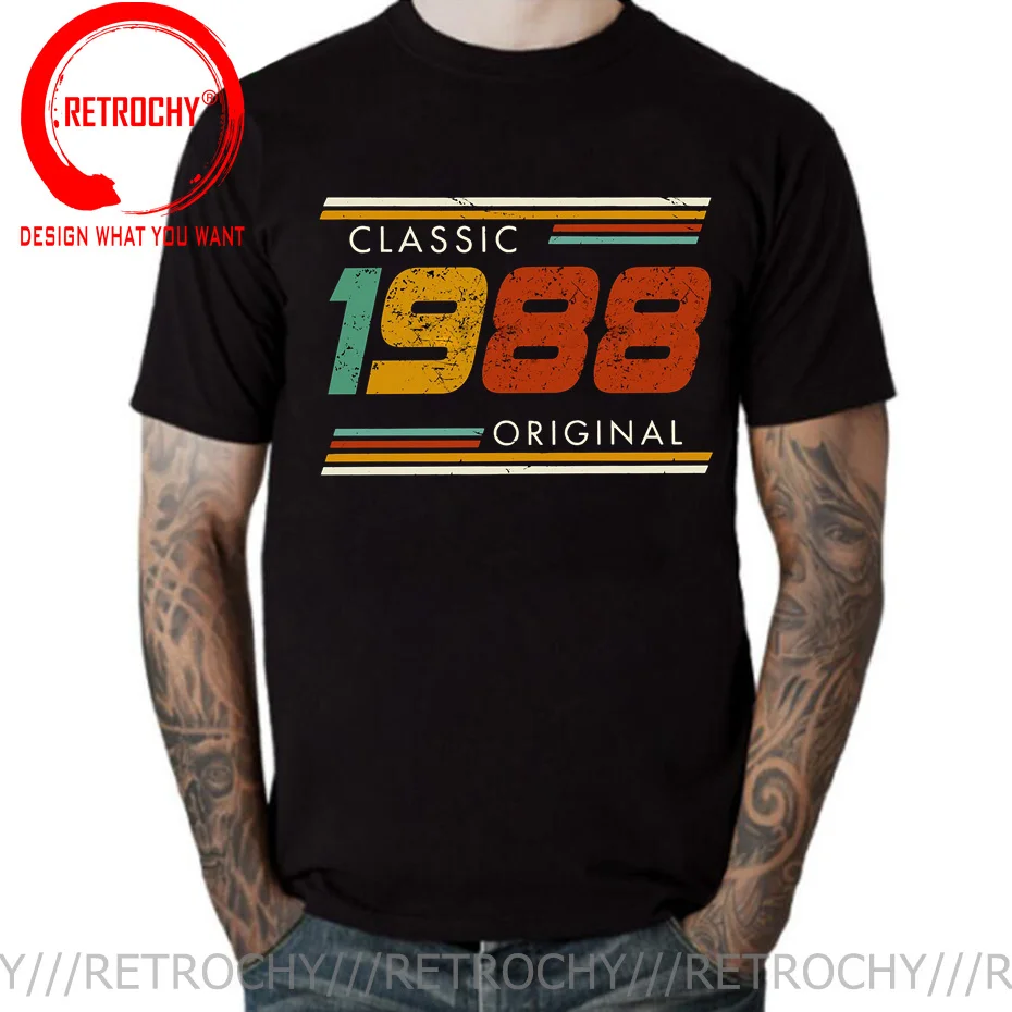 

Novelty Summer Style Legends Born In 1988 T Shirt Men Graphic Streetwear Short Sleeve Birthday Gift Classic Made in 1988 T-shirt