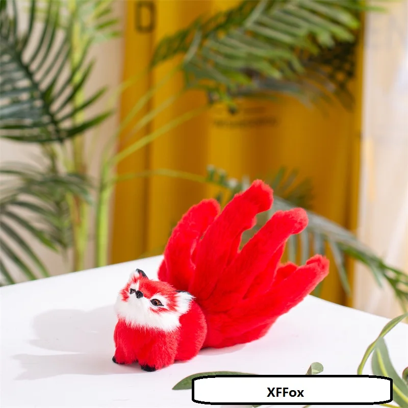 Home Decoration Desktop plastic&faux fur real life nine-tails red fox model doll Gift about 21x7cm p2916
Home Decoration Desktop plastic&faux fur real life nine-tails red fox model doll Gift about 21x7cm p2916