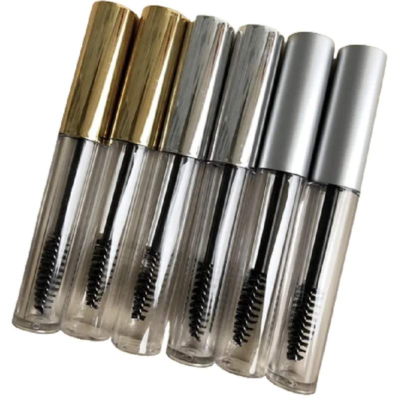 

Refillable 3.5/10ml Empty Silver Gold Mascara Tube Container Eyelash Growth Liquid Makeup Tool Eye Lash Vial Liquid Bottles