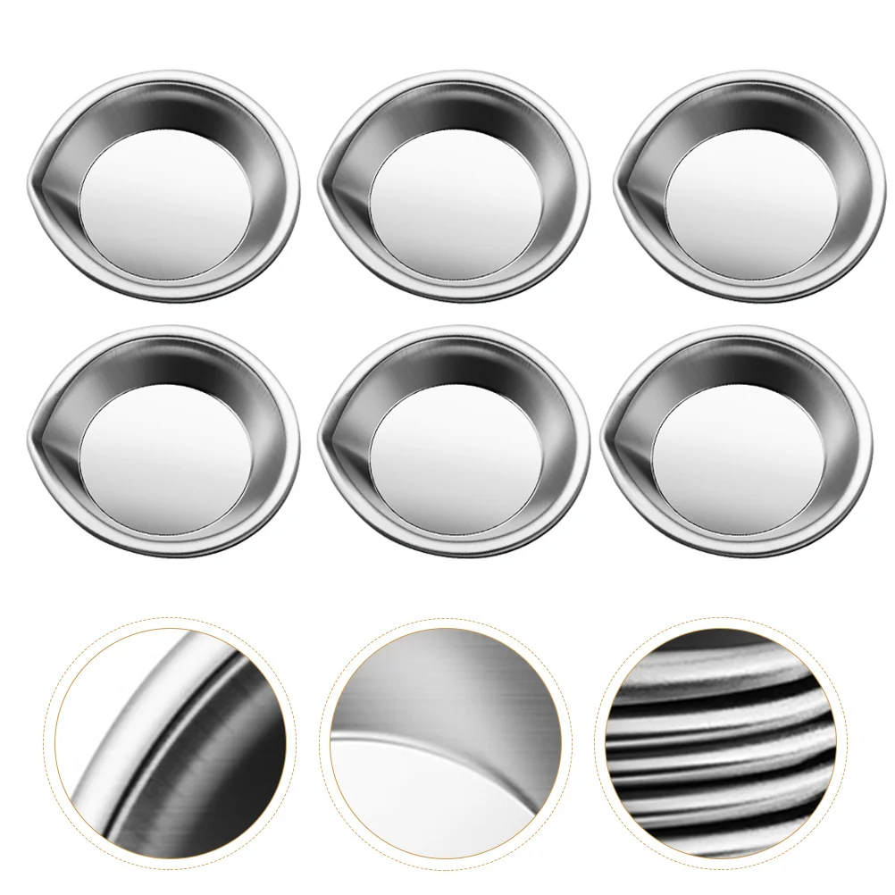 6/18pcs Pour Mouth Palette Stainless Steel Small Round Paint Tray Artist Watercolours Paint Mixing Palette Tray For Artist
6/18pcs Pour Mouth Palette Stainless Steel Small Round Paint Tray Artist Watercolours Paint Mixing Palette Tray For Artist