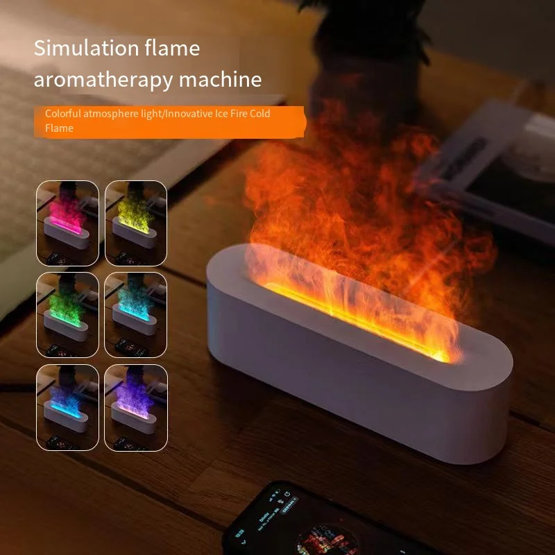 Simulated Colorful Flame Aromatherapy Machine Home Desktop USB Air Expander Humidifier
Simulated Colorful Flame Aromatherapy Machine Home Desktop USB Air Expander Humidifier