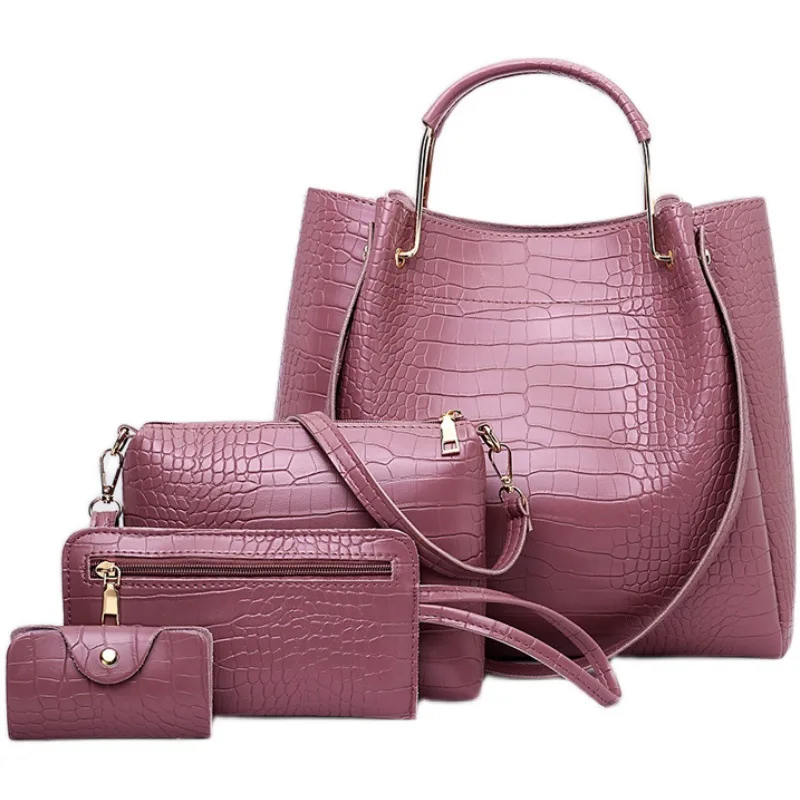 Женская кожаная сумка 4 шт. Сумки из натуральной кожи сумки на плечо Crossbody Сумка футляр для карт Комплект женский хозяйственная сумка через плечо сумки из кожи аллигатора Сумка-тоут
Женская кожаная сумка 4 шт. Сумки из натуральной кожи сумки на плечо Crossbody Сумка футляр для карт Комплект женский хозяйственная сумка через плечо сумки из кожи аллигатора Сумка-тоут