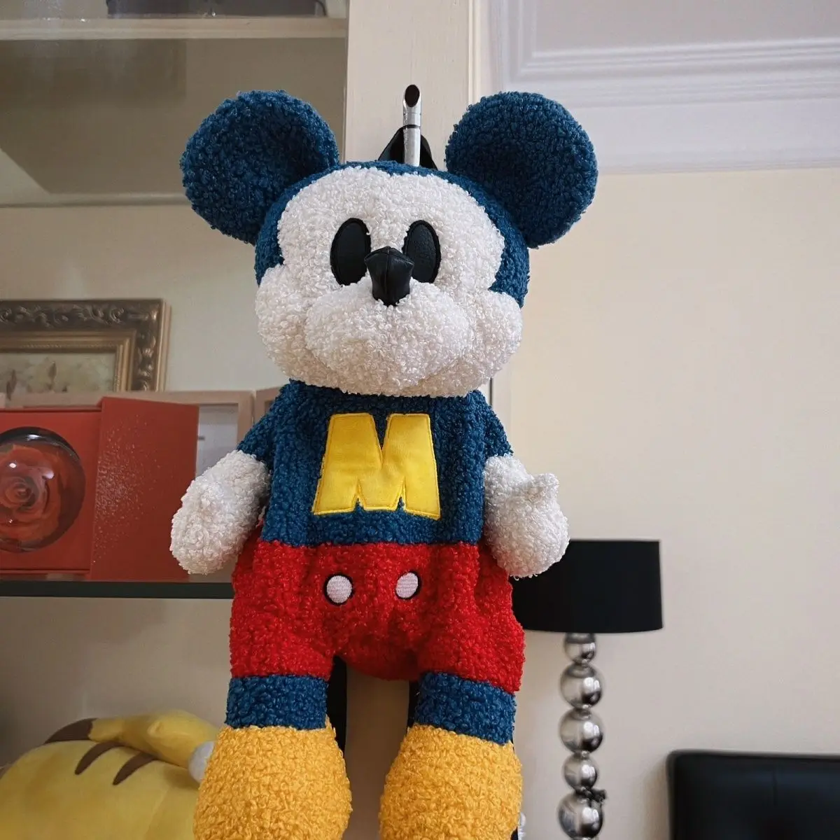 Disney Mickey Mouse Doll Backpack Anime Kawaii Plush Toy Bag Adjustable Backpack Cartoon Cute Versatile Shoulders Bag for Girls
Disney Mickey Mouse Doll Backpack Anime Kawaii Plush Toy Bag Adjustable Backpack Cartoon Cute Versatile Shoulders Bag for Girls