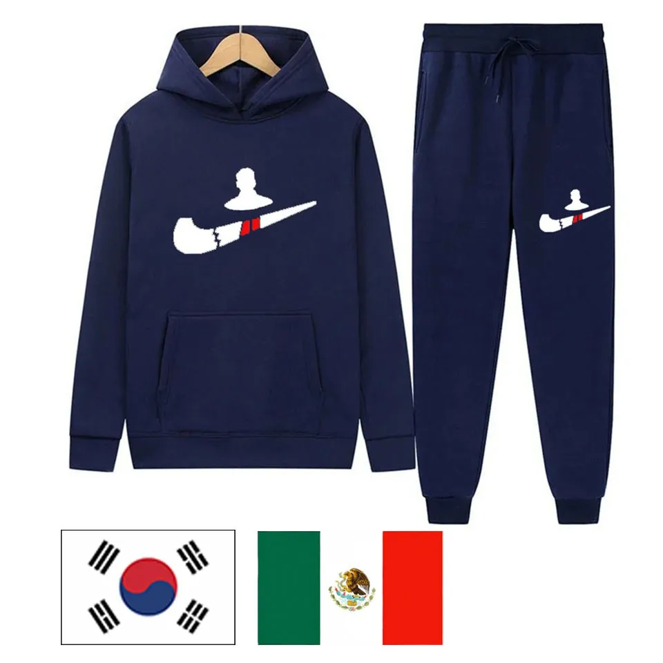 Новый мужской Модный зимний теплый спортивный костюм Роскошная Толстовка Спортивные штаны комплекты Мужской Повседневный Спортивный Свитшот брюки для бега одежда
Новый мужской Модный зимний теплый спортивный костюм Роскошная Толстовка Спортивные штаны комплекты Мужской Повседневный Спортивный Свитшот брюки для бега одежда