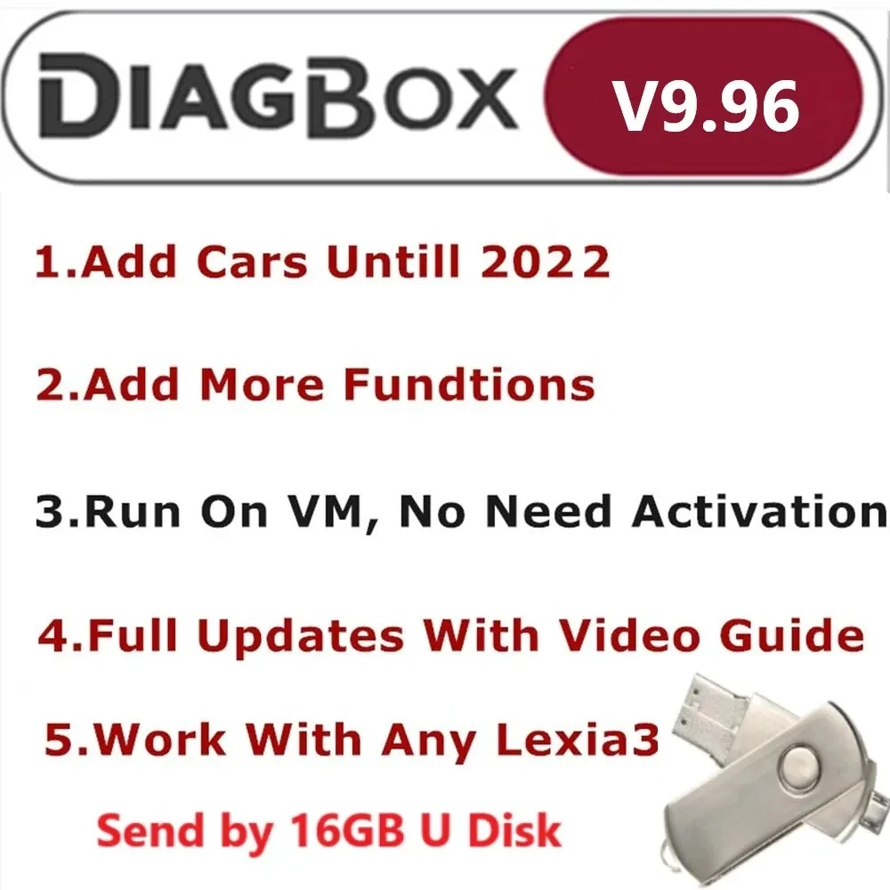 

Diagbox V9.96 V9.91 V9.68 V8.55 Full Update For Lexia3 PP2000 Diagbox 9.91 Lexia-3 For Citroen/Peogeot Diagnostic Tool To 2022
