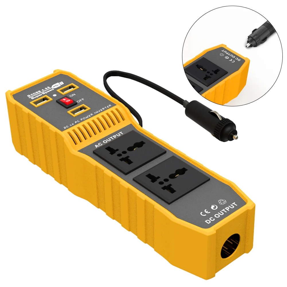Car Inverter 400W High Conversion Efficiency Easy to Use LED Work Light Indicator USB Interfaces for Mobile Devices
Car Inverter 400W High Conversion Efficiency Easy to Use LED Work Light Indicator USB Interfaces for Mobile Devices