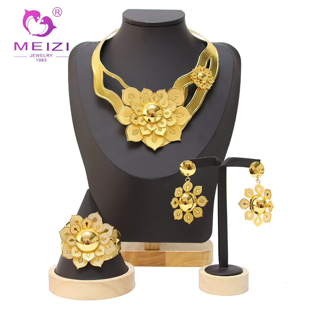 MEIZI Earrings and Necklaces Set Wedding Jewelry Necklace Set for Women Free Shipping Bridal Luxury Women's Fashion Accessories
MEIZI Earrings and Necklaces Set Wedding Jewelry Necklace Set for Women Free Shipping Bridal Luxury Women's Fashion Accessories