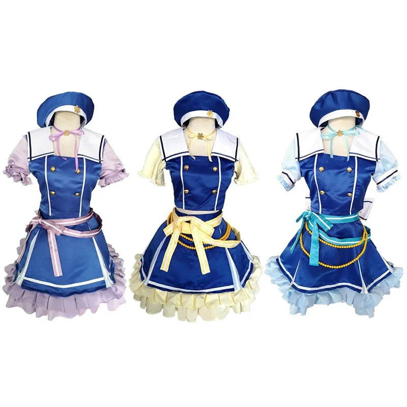 Anime Shirasapi Chisato Hikawa Hina Wakamia Eve Cosplay Custume Cos jk School Uniforms Girls Set 001
Anime Shirasapi Chisato Hikawa Hina Wakamia Eve Cosplay Custume Cos jk School Uniforms Girls Set 001