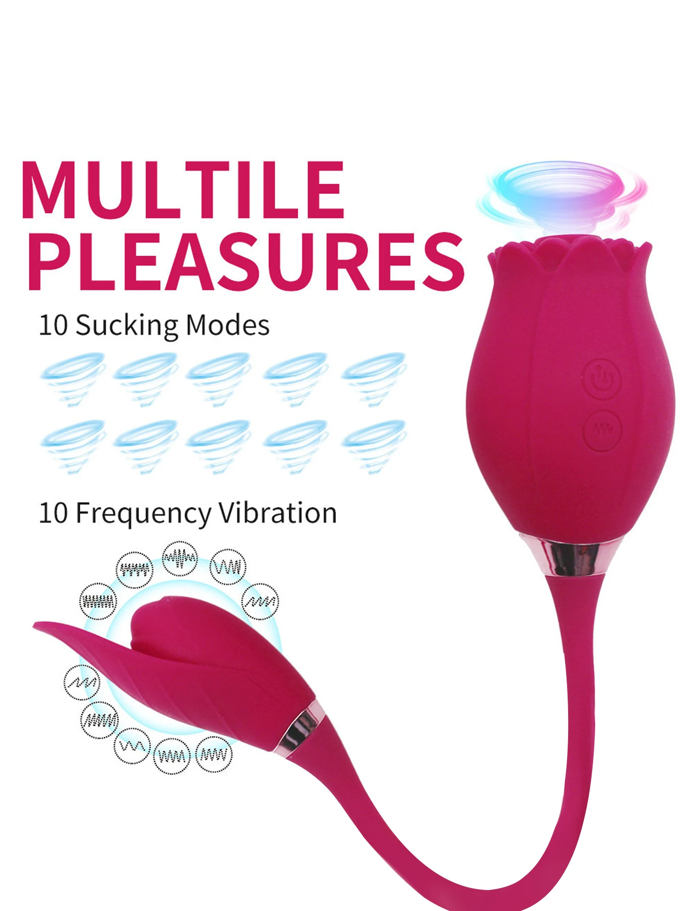 Rose Toy Sucking Licking Vibrator Female Clitoris Nipple Stimulator Vagina Massager Telescopic G-Spot Vibrating Egg for Women Ad Rose Toy Sucking Licking Vibrator Female Clitoris Nipple Stimulator Vagina Massager Telescopic G-Spot Vibrating Egg for Women Ad