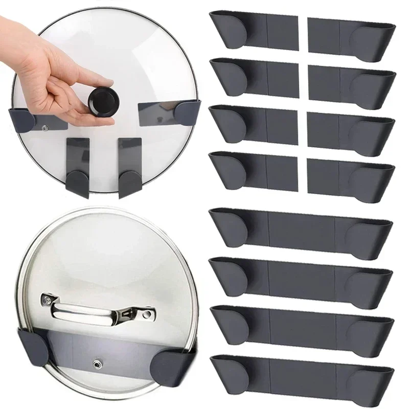 Self-Adhesive Pot Lid Organizer Rack Wall-Mounted No Punching Household Kitchen Storage Holder Pan Lid Holders Pot Cover Racks
Self-Adhesive Pot Lid Organizer Rack Wall-Mounted No Punching Household Kitchen Storage Holder Pan Lid Holders Pot Cover Racks