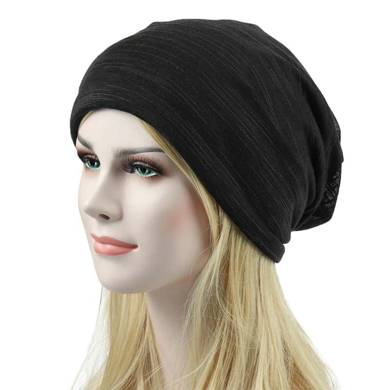 

Unisex Autumn Winter Skullcap Slouchy Loose Beanies Hat Fashion Turban Hats Hip Hop Streetwear Comfortable Skullies Cap New