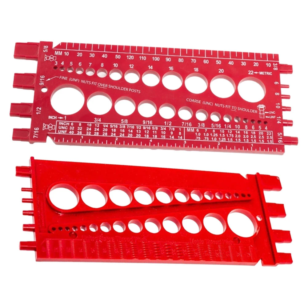 1pc Metric Imperials Gauge Tester 21cm Nut Drill Bit Screw Thread Measuring Tool For Bolt Measuring Home Improvement Accessories
1pc Metric Imperials Gauge Tester 21cm Nut Drill Bit Screw Thread Measuring Tool For Bolt Measuring Home Improvement Accessories