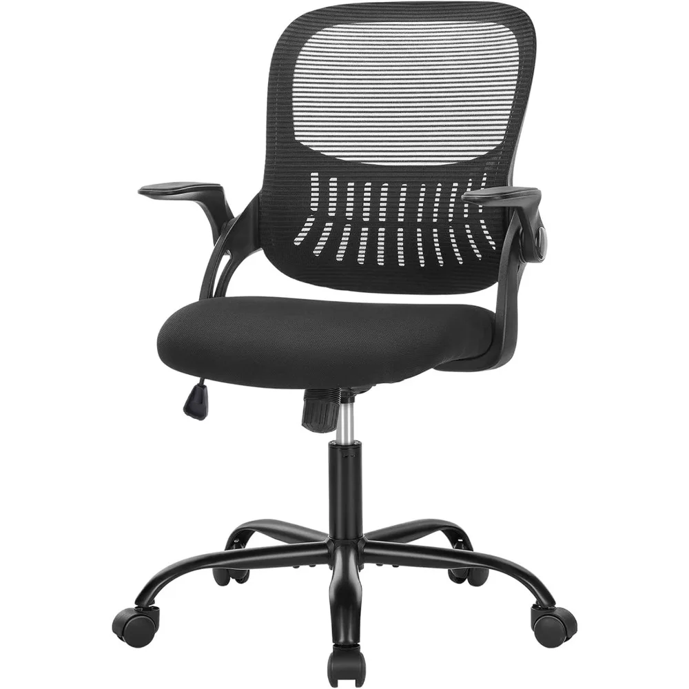 SMUG Home Office Chair Ergonomic Desk Mesh Computer Chair Modern Height Adjustable Swivel Chair with Lumbar Support/Flip-up Arms
SMUG Home Office Chair Ergonomic Desk Mesh Computer Chair Modern Height Adjustable Swivel Chair with Lumbar Support/Flip-up Arms