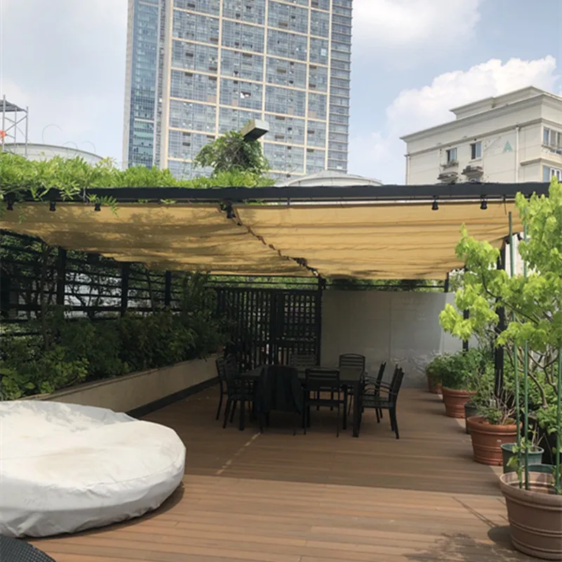 2x7.2 M Retractable Waterproof Sun Shade Sail Sand color Canopy for Pergola Frame Off white Slide Wave Drop Ceiling Shade Awning
2x7.2 M Retractable Waterproof Sun Shade Sail Sand color Canopy for Pergola Frame Off white Slide Wave Drop Ceiling Shade Awning
