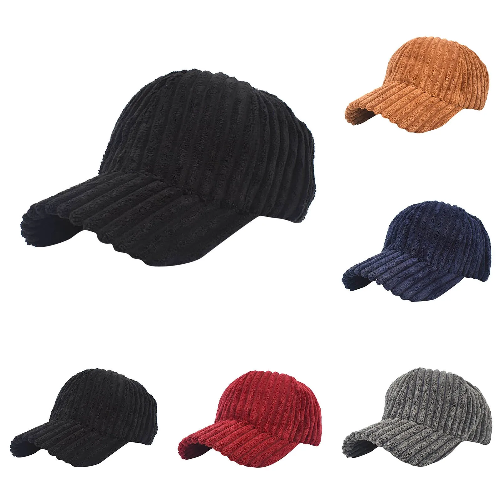 Autumn And Winter Hat Female Korean Version Baseball Cap Foreign Trade Striped Corduroy Hat for Women Summer Mountain Hat Women
Autumn And Winter Hat Female Korean Version Baseball Cap Foreign Trade Striped Corduroy Hat for Women Summer Mountain Hat Women
