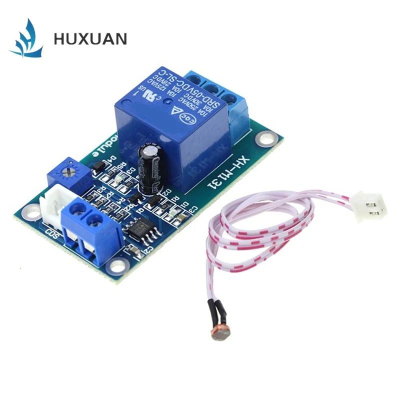 

DC5/12v light control switch photoresistor relay module xh-m131 detection sensor