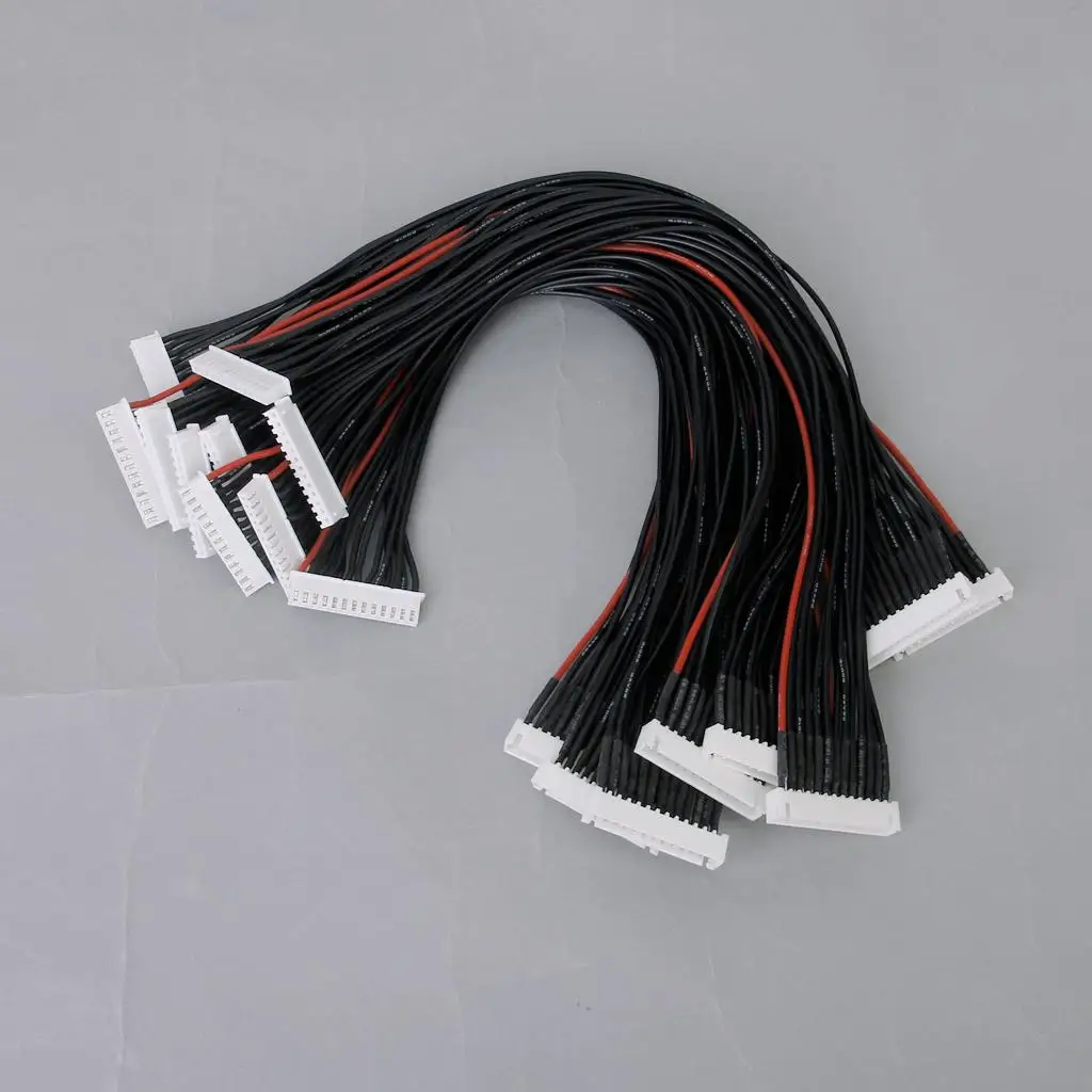 

10 pieces set JST-XH 30cm 12S Lipo Balancer extension cable extension cable