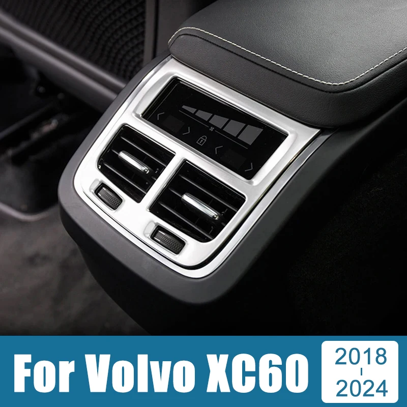 For Volvo XC60 2018 2019 2020 2021 2022 2023 2024 Stainless Car Rear Air Conditioning Vent Outlet Frame Cover Case Trim Sticker
For Volvo XC60 2018 2019 2020 2021 2022 2023 2024 Stainless Car Rear Air Conditioning Vent Outlet Frame Cover Case Trim Sticker