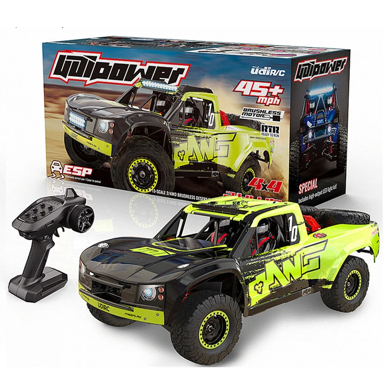 UD1001 UD1002 80 км/ч 1:10 2,4G Desert Off-Road RC Truck 120A водонепроницаемый ESC бесщеточный двигатель Радиоуправляемый автомобиль модель Багги без батареи
UD1001 UD1002 80 км/ч 1:10 2,4G Desert Off-Road RC Truck 120A водонепроницаемый ESC бесщеточный двигатель Радиоуправляемый автомобиль модель Багги без батареи