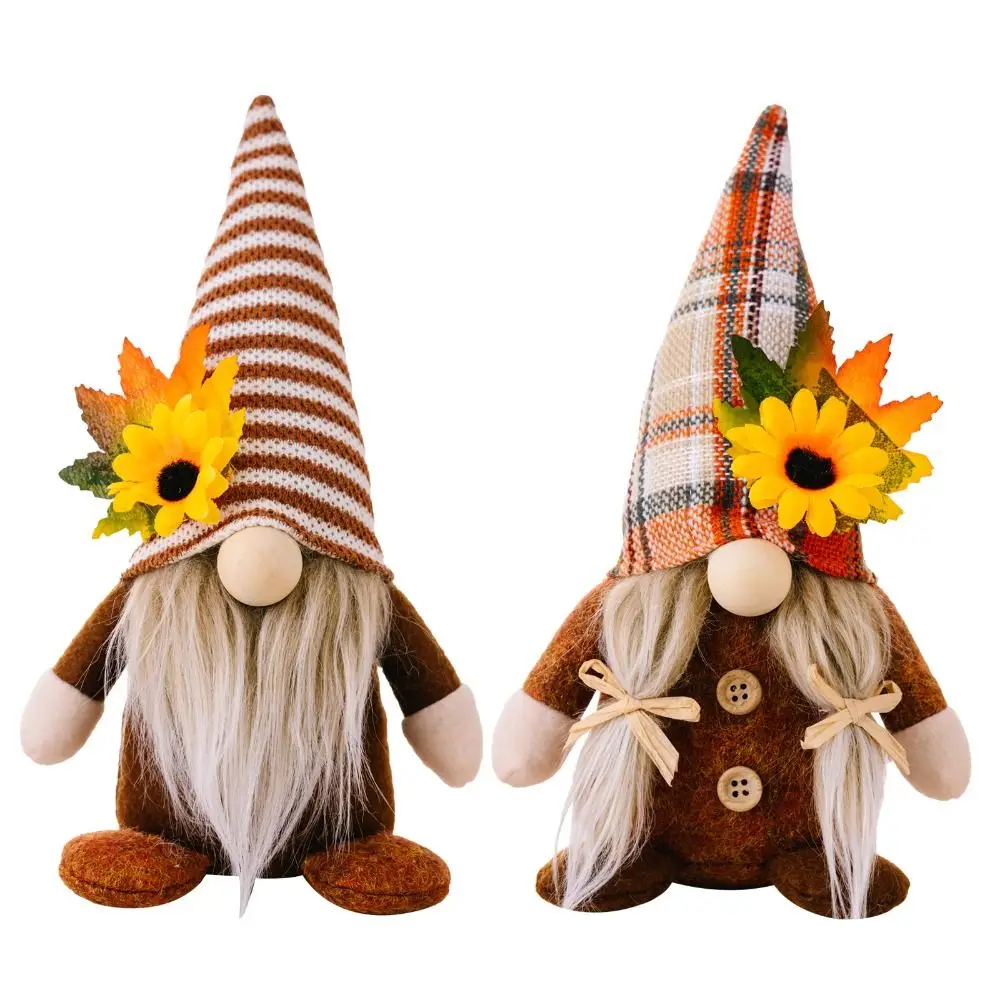 2 pcs Orange Sunflower Gnomes Plush Decorations Sunflower Fabric Art Faceless Doll Ornaments
2 pcs Orange Sunflower Gnomes Plush Decorations Sunflower Fabric Art Faceless Doll Ornaments