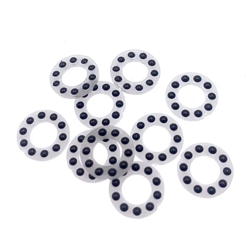 10pcs/Lot 9.9x6.2x1.2mm Bearing Accessories Ceramic Ball Rubber Protection Flat Cages For Folding Knife
10pcs/Lot 9.9x6.2x1.2mm Bearing Accessories Ceramic Ball Rubber Protection Flat Cages For Folding Knife