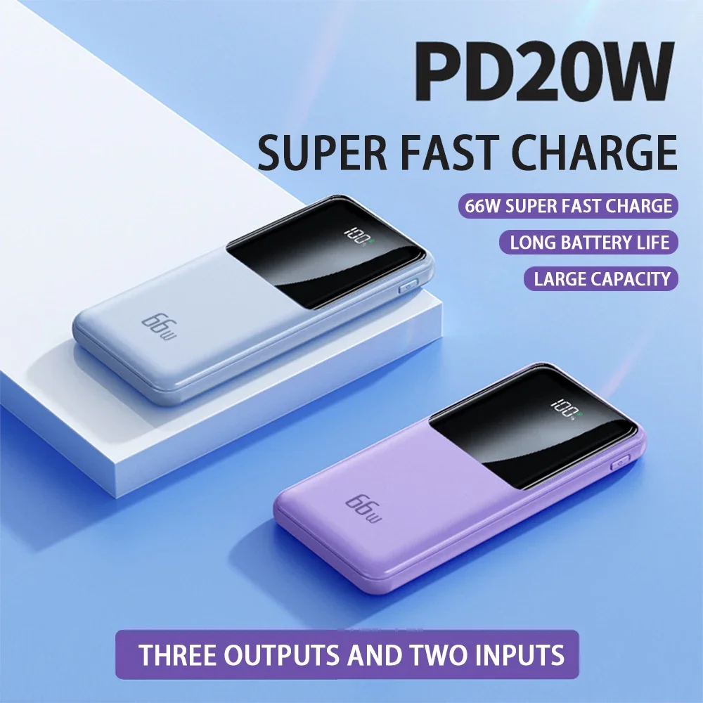 Charging treasure with large capacity, small size, portable and fast charging is suitable for Apple Huawei mobile power supply.
Charging treasure with large capacity, small size, portable and fast charging is suitable for Apple Huawei mobile power supply.