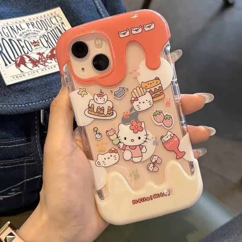 Прозрачный чехол для телефона с изображением Hello Kittys Kawaii Sanrio Iphone 15 гамбургер мультяшный для 14 13 12 11 защитный рукав подарок для девочек игрушки
Прозрачный чехол для телефона с изображением Hello Kittys Kawaii Sanrio Iphone 15 гамбургер мультяшный для 14 13 12 11 защитный рукав подарок для девочек игрушки