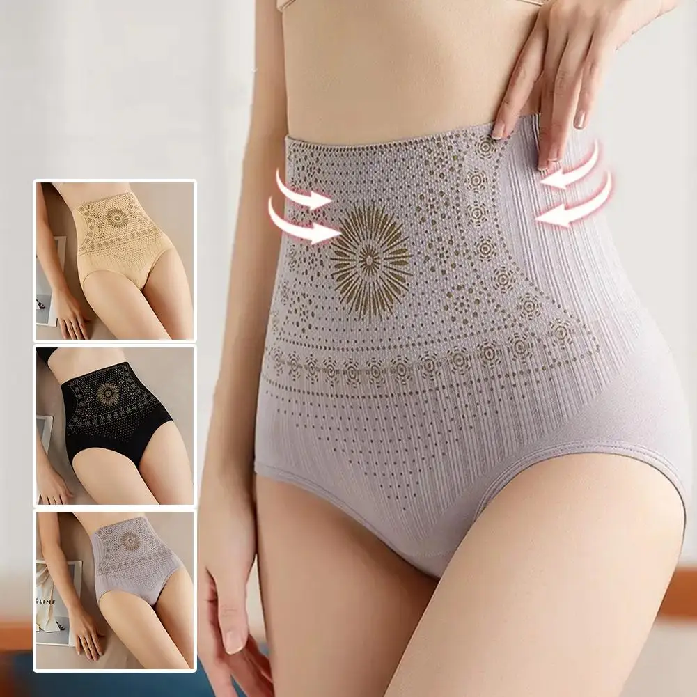 

Women Panties High Waist Seamless Body Shaper Briefs Female Panty Intimates Butt Lingerie Tummy-Control Lifter Underpants Q4V6