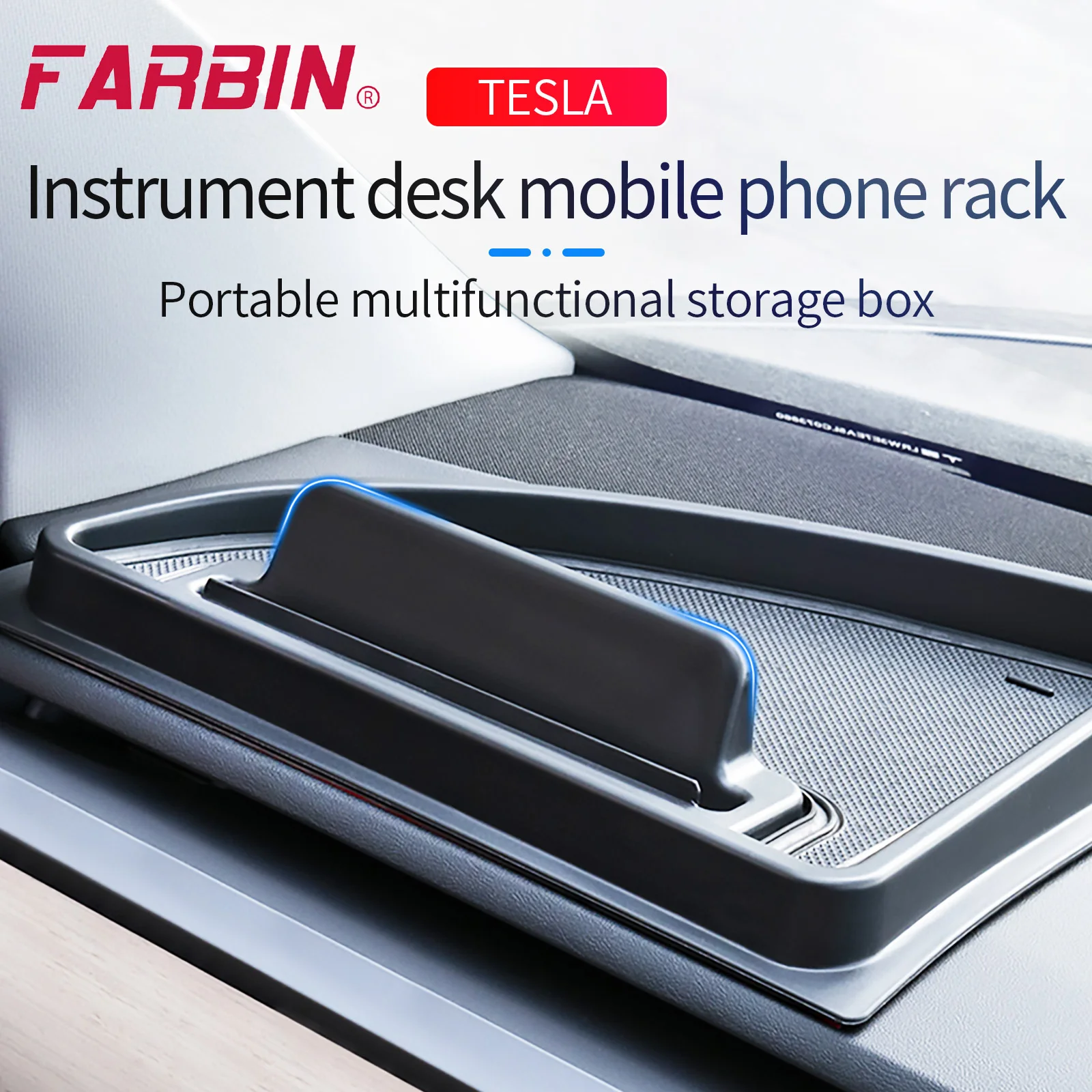 FARBIN Car Front Dashboard Storage Box Accessories Instrument Panel Storage Tray For Tesla Model 3/Y Auto Organizer Container
FARBIN Car Front Dashboard Storage Box Accessories Instrument Panel Storage Tray For Tesla Model 3/Y Auto Organizer Container