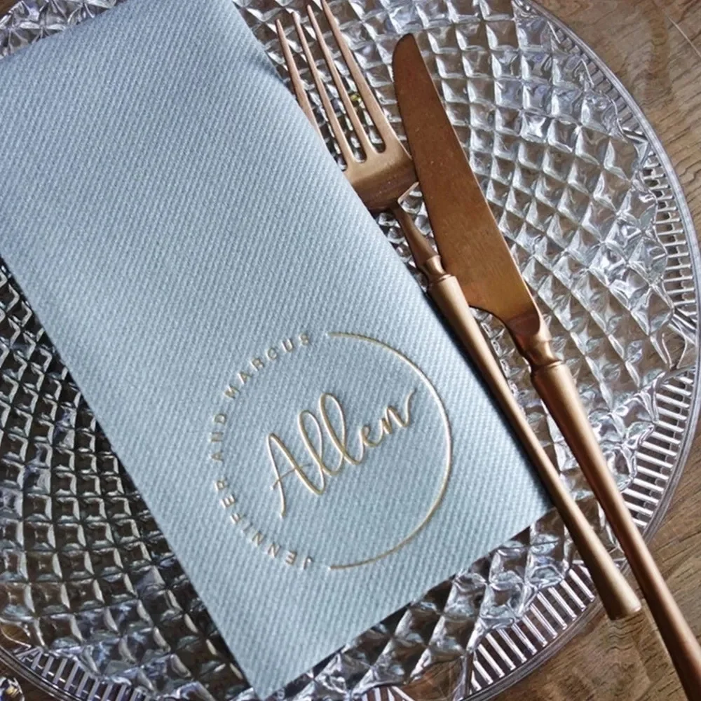 Custom Wedding birthday party Bridal shower Rose gold Servietten maid of honor Personalized any text Logo Paper napkins
Custom Wedding birthday party Bridal shower Rose gold Servietten maid of honor Personalized any text Logo Paper napkins