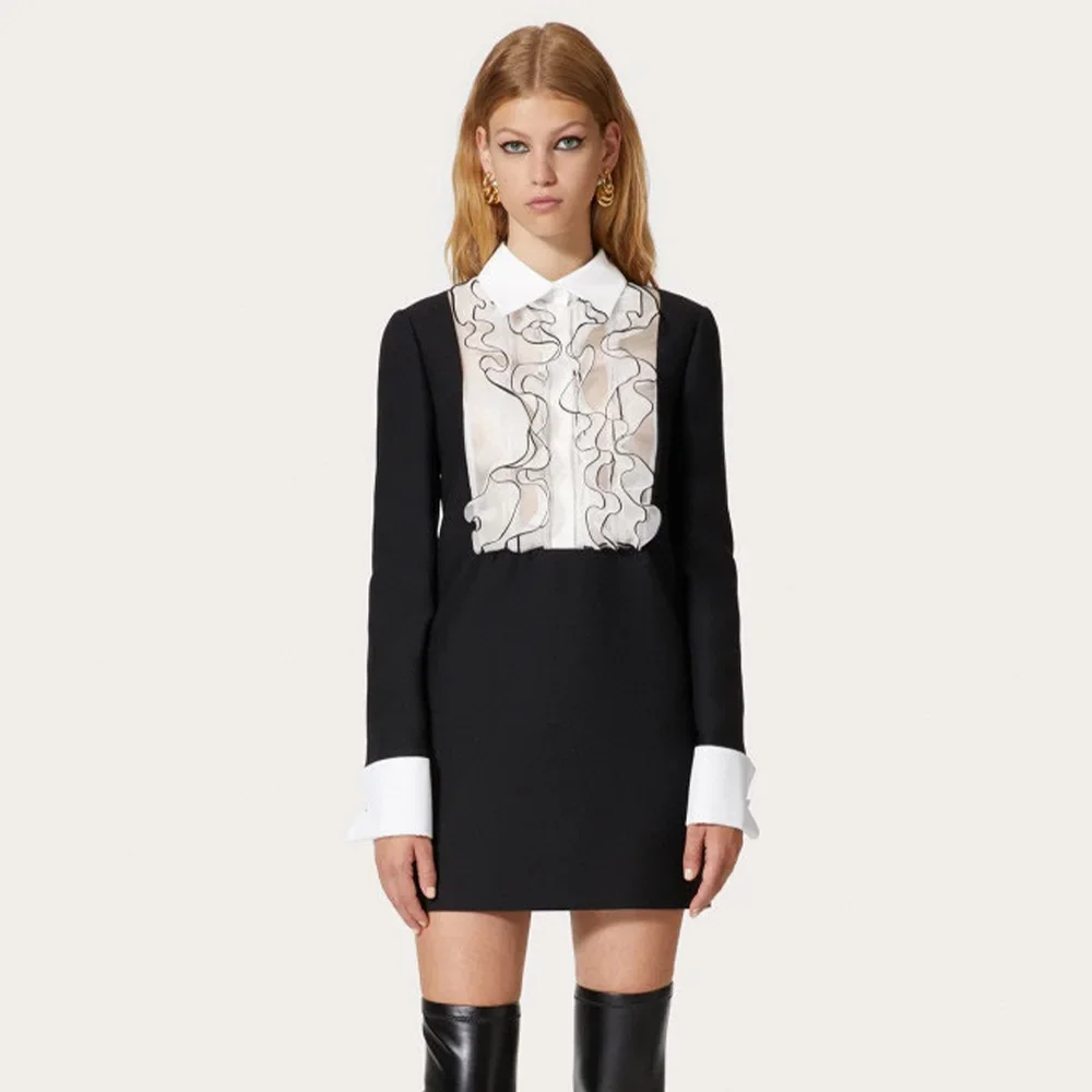 NIGO Women's Spring And Autumn Lace Patchwork Fitted Long Sleeve Dresses Ngvp #nigo6949
NIGO Women's Spring And Autumn Lace Patchwork Fitted Long Sleeve Dresses Ngvp #nigo6949