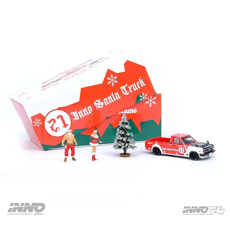INNO 1:64 Model Car Sunny Hakotora Santa Truck Alloy Die-cast X'Mas 2021 Special Edition
INNO 1:64 Model Car Sunny Hakotora Santa Truck Alloy Die-cast X'Mas 2021 Special Edition