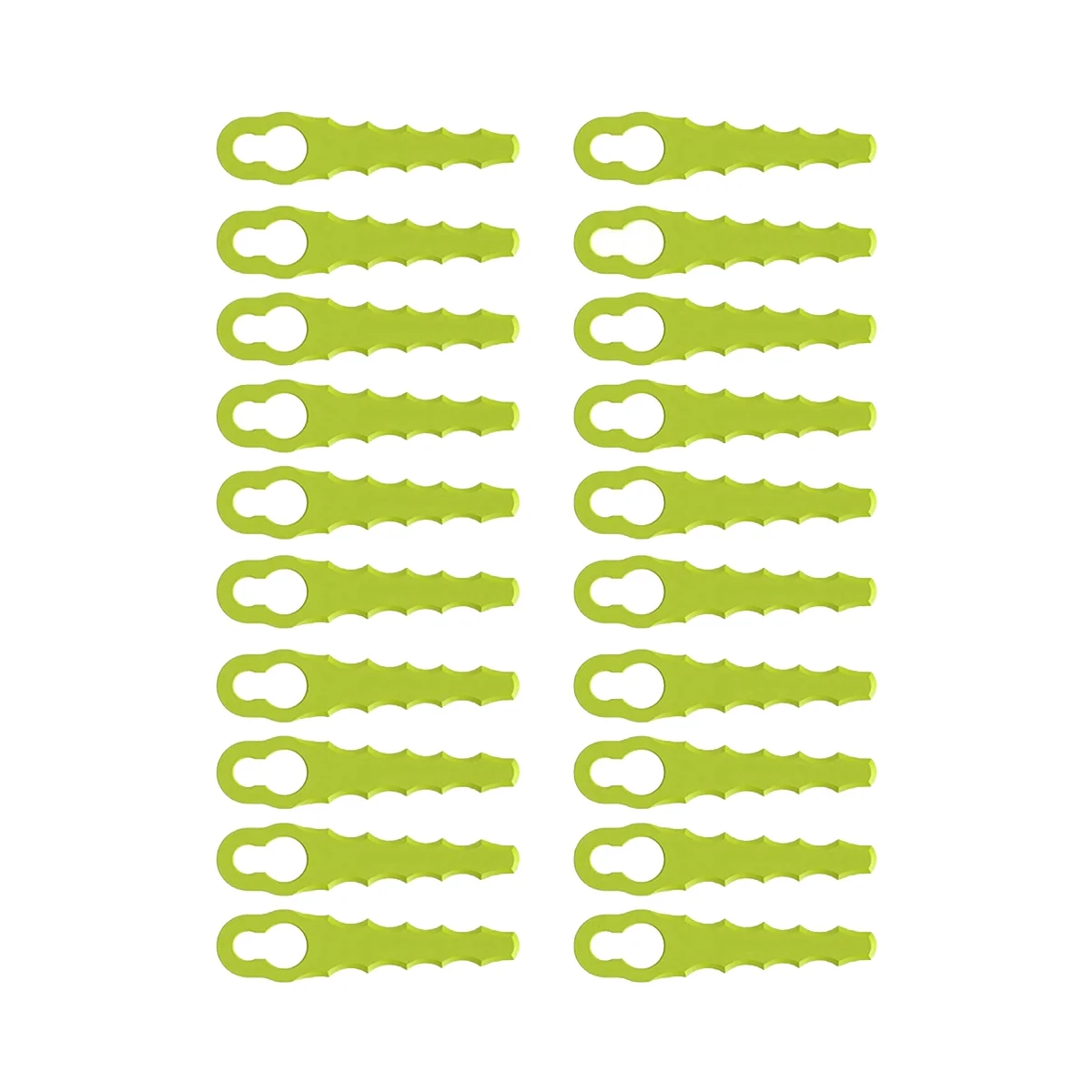 

20 Pieces Lawn Mower Replacement Plastic Lawn Mower Blades Plastic Lawn Mower Blades for Many Occasions