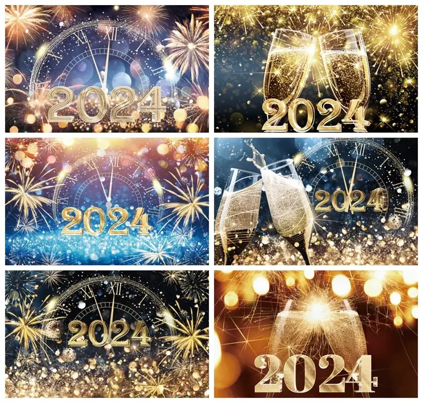 Laeacco Happy New Year Backdrop Shining Champagne Balloons Firework 2024 Family Party Decor Portrait Photography Backgrounds
Laeacco Happy New Year Backdrop Shining Champagne Balloons Firework 2024 Family Party Decor Portrait Photography Backgrounds