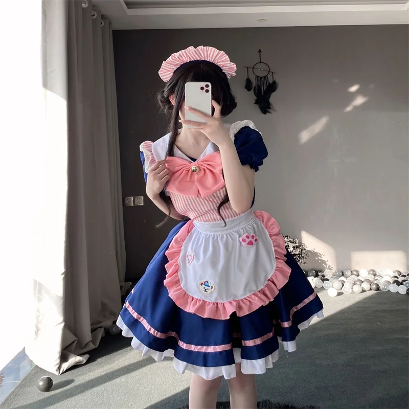 Japanese Kawah Lolita Cosplay Secondary Animation Costumes Christmas Red Santa Costume Cat Claws Sexy Skirt Fancy Outfit
Japanese Kawah Lolita Cosplay Secondary Animation Costumes Christmas Red Santa Costume Cat Claws Sexy Skirt Fancy Outfit
