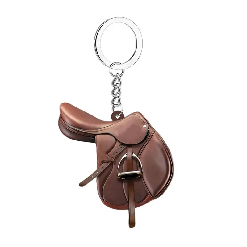 Saddle Acrylic Pendant For Car 2D Western Saddle Keychain Arcylic Equestrian Decor Decorative Hangings Handcrafted Ornament
Saddle Acrylic Pendant For Car 2D Western Saddle Keychain Arcylic Equestrian Decor Decorative Hangings Handcrafted Ornament