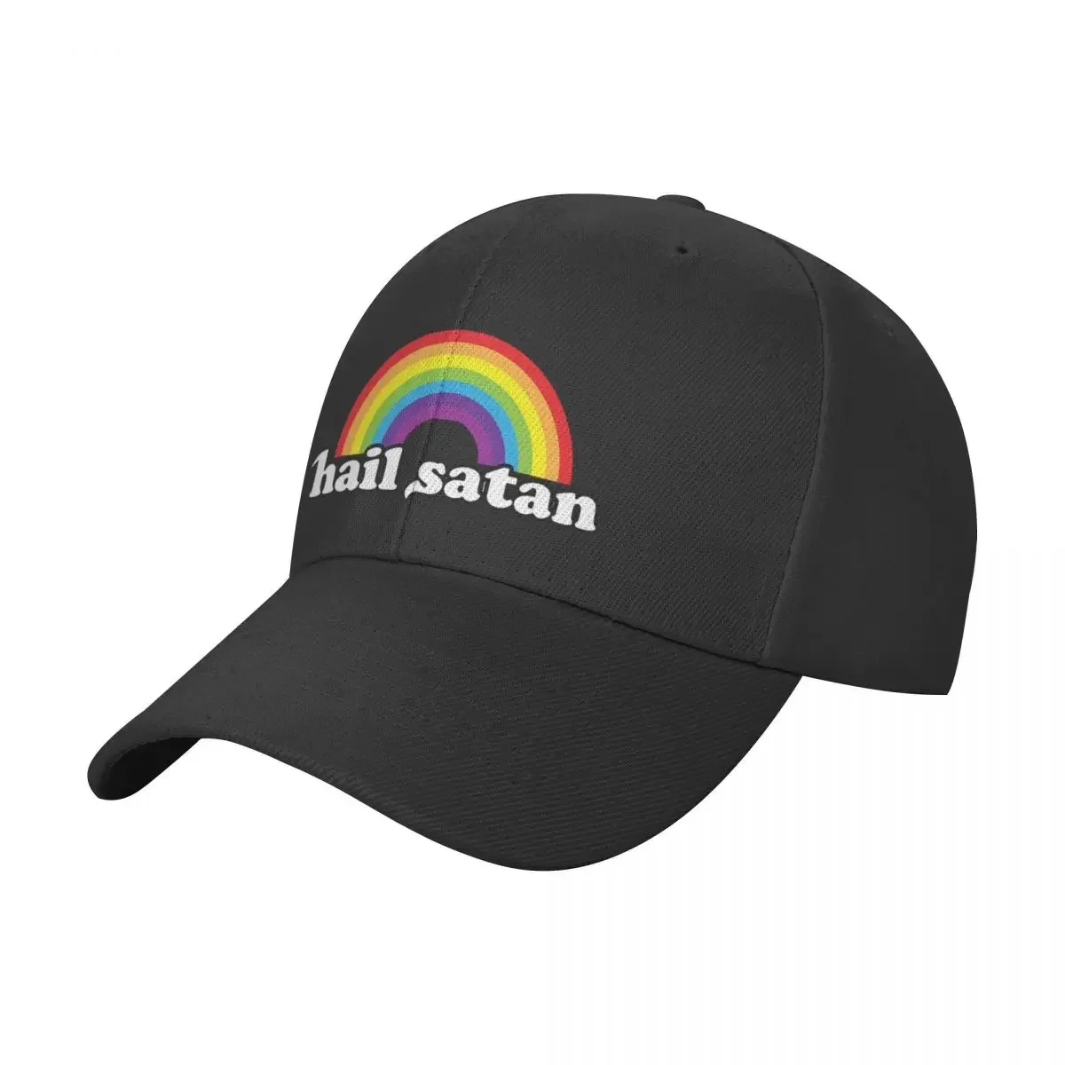 

Hail Satan Rainbow Baseball Caps Fashion Men Women Hat Outdoor Adjustable Casual Cap Sports Baseball Hat Polychromatic Casquette